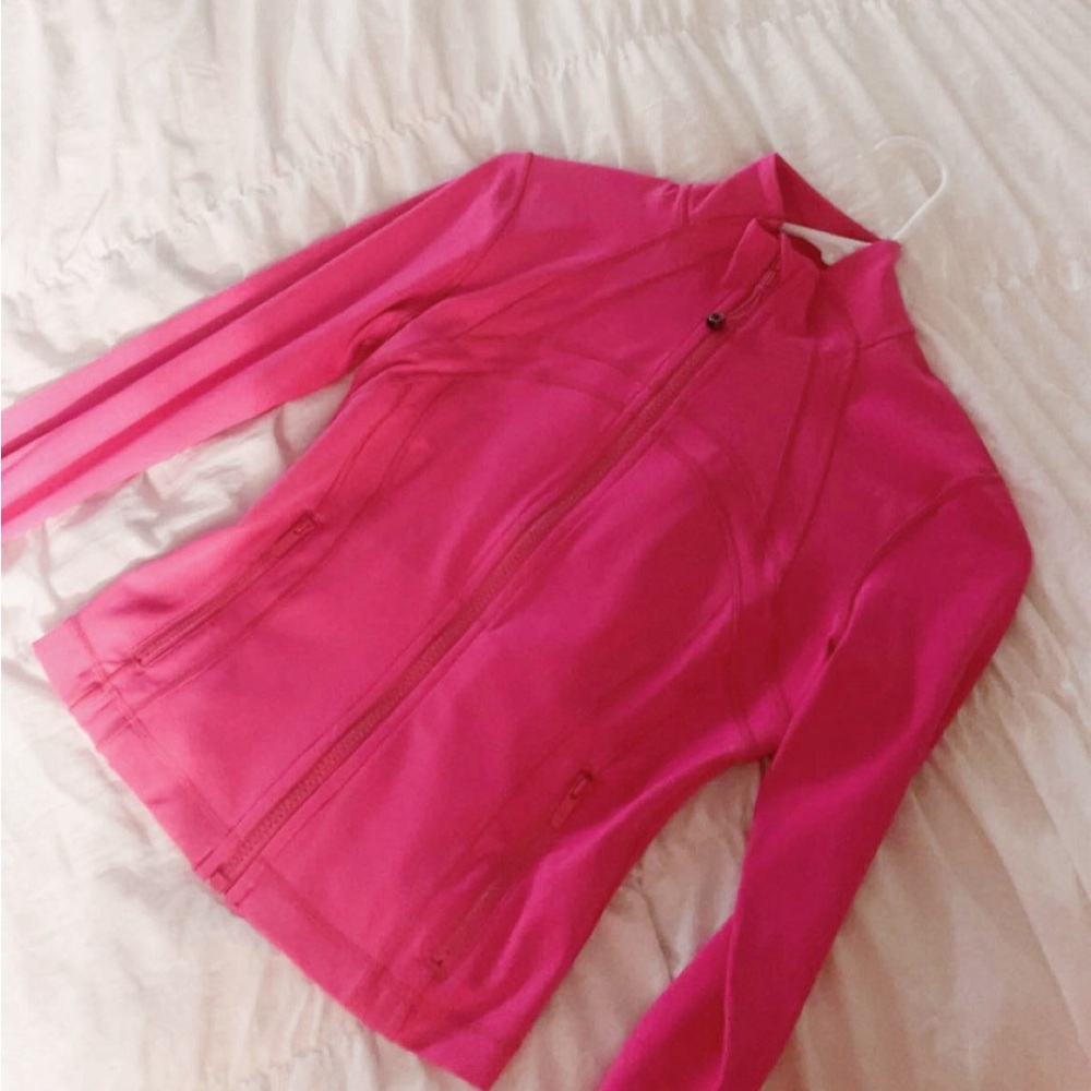 sonic pink define jacket crop *new*